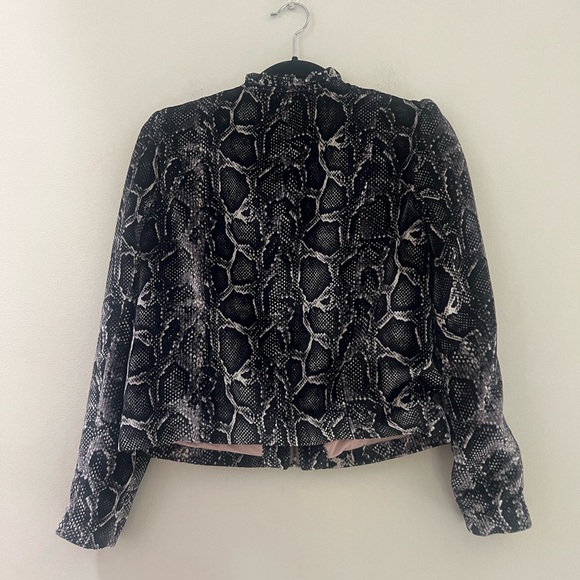 Rebecca Taylor woman’s velvet snake print jacket - Picture 12 of 15